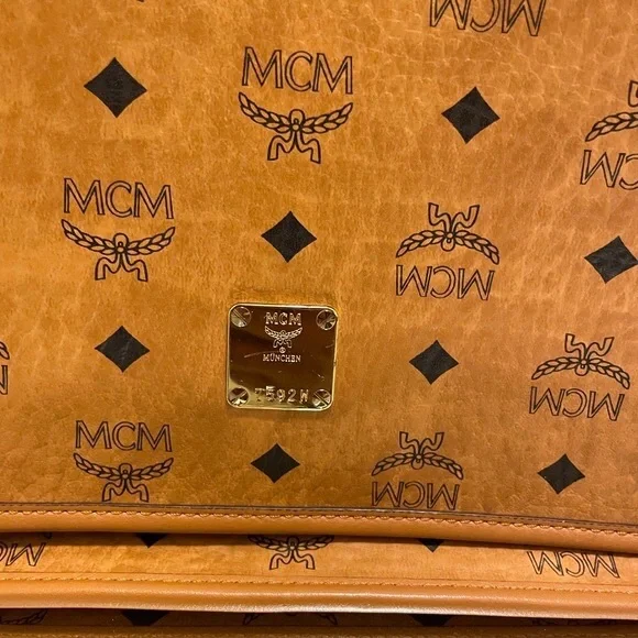 MCM Aren Visetos Messenger Bag